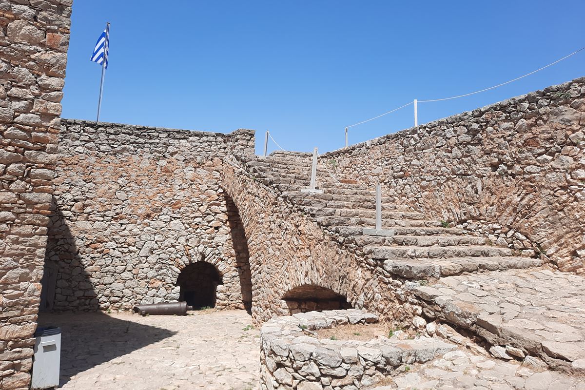 View of the interior of Agios Andreas bastion